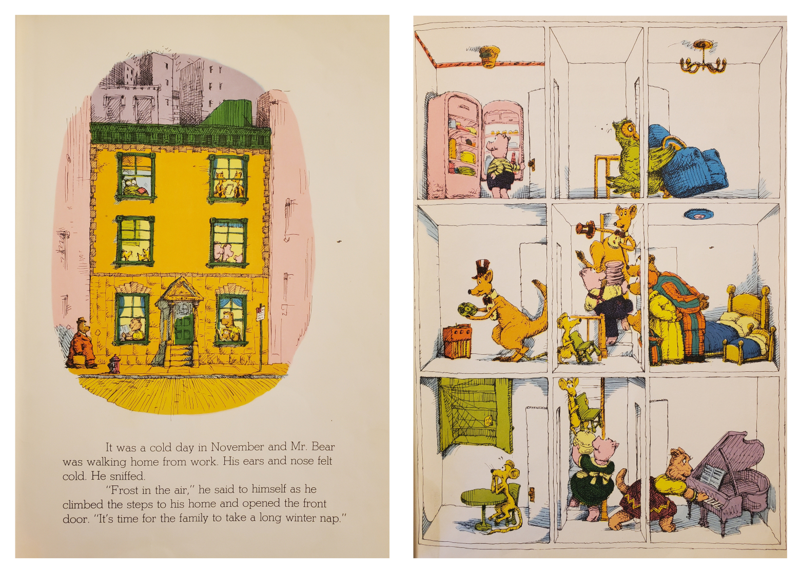 The Brownstone interior pages