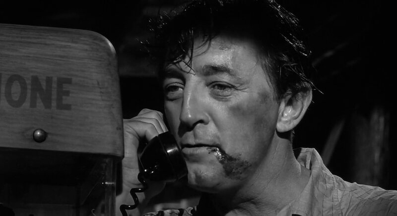 Mitchum on the phone