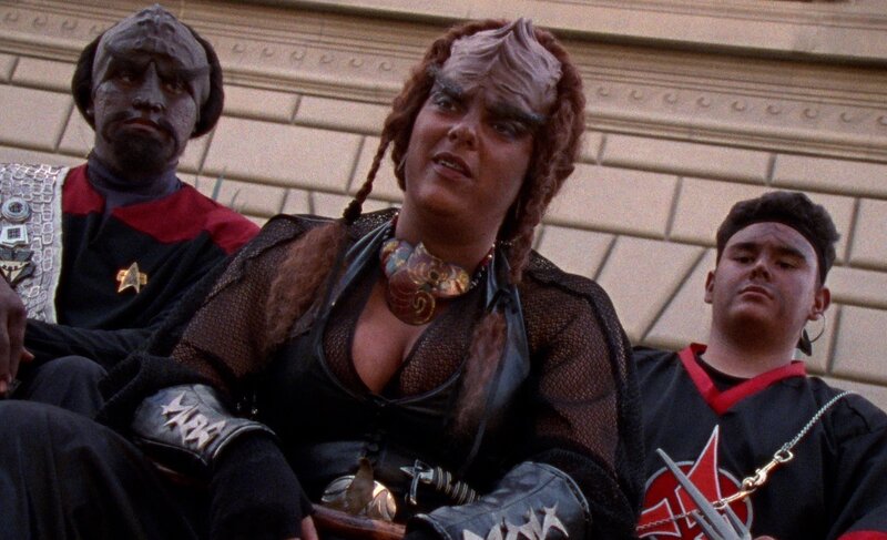 fans decked out as Klingons