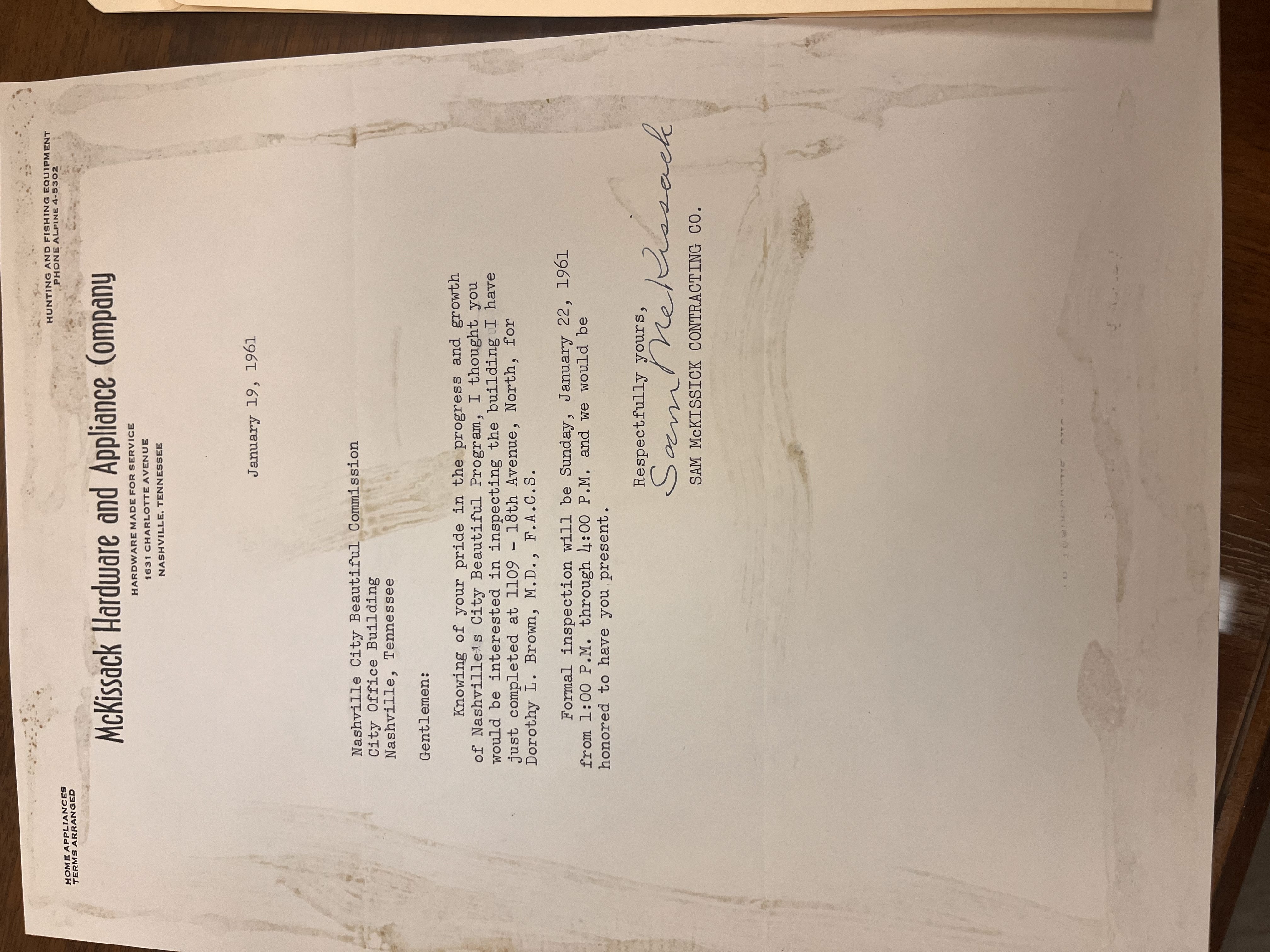 Photos from the 1961 City Beautiful Scrapbook Collection