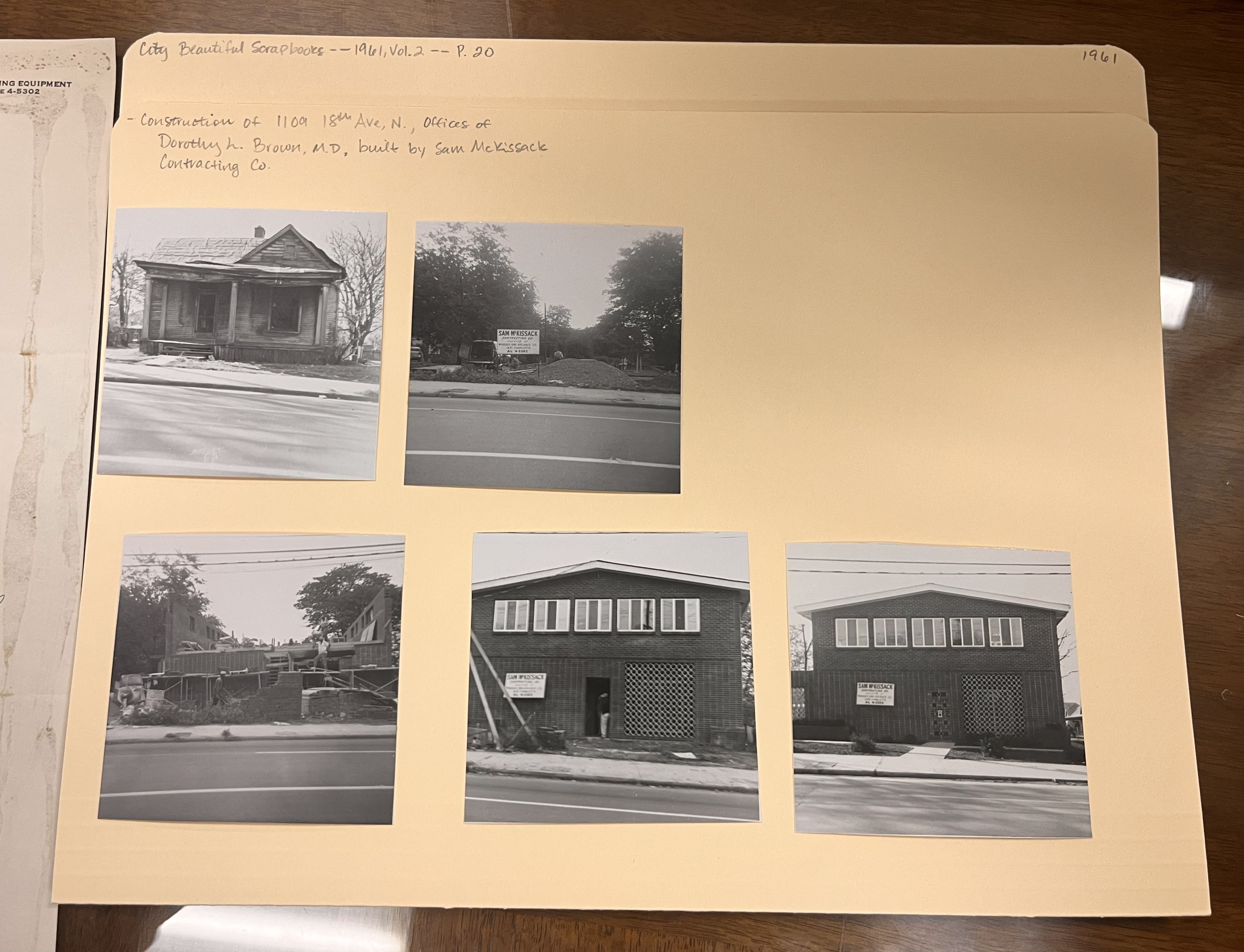Photos from the 1961 City Beautiful Scrapbook Collection