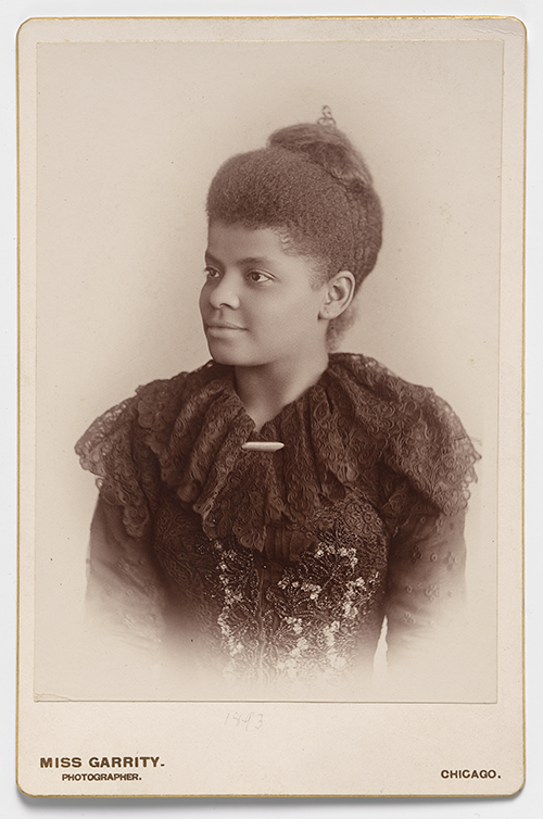 collodion print of Ida B. Wells-Barnett