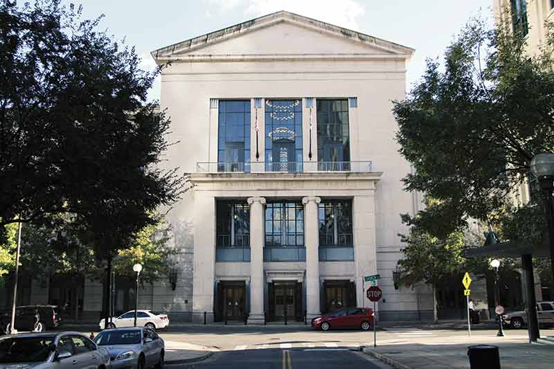 front view of Main Library, 615 Church St.