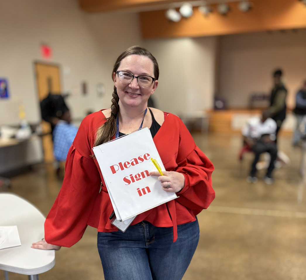Shandi Demumbreum is a program manager at Nashville Public Library's Pruitt Branch. She started the free haircut program there about three years go, a unique offering that provides up to 50 free haircuts every week.