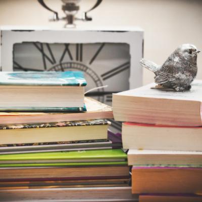 book stack