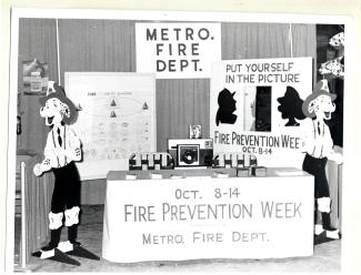 Fire Dept Collection - Display for Fire Prevention Week